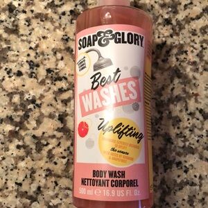 *BUY 1 Get 1 FREE! * Soap & Glory Best Washes Uplifting Body Wash - Pink